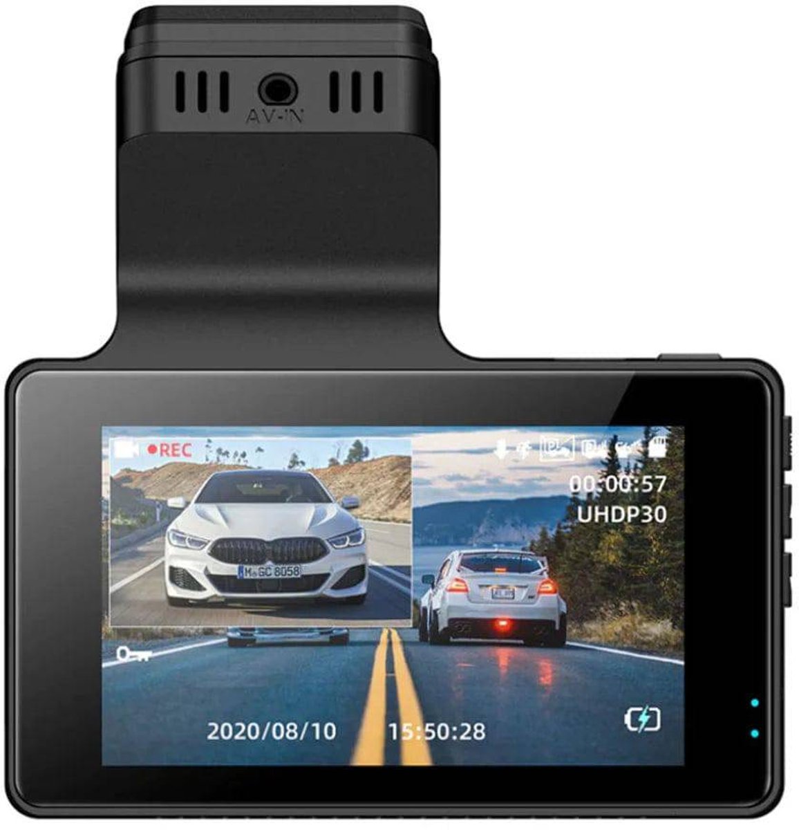 AZDome M63 Lite 1CH dashcam - Ultra 4K resolutie - 3,0 inch IPS lcd thumbnail 3