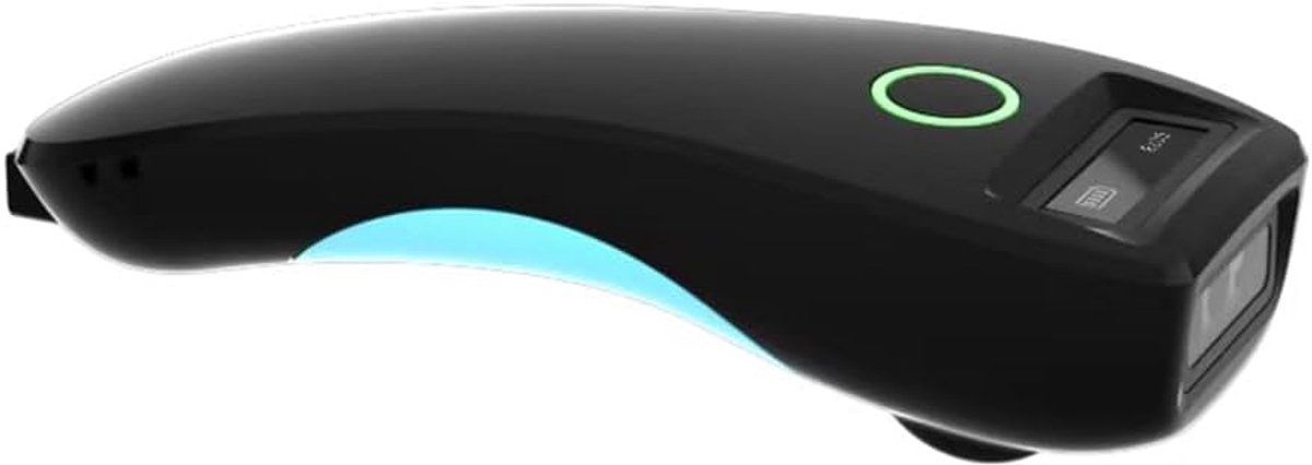 Barcode Scanner - Draagbare Scanner - Snel Scannen - Draadloze Bluetooth - Blauw