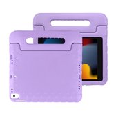 imoshion Tablet Hoes Kinderen - Geschikt voor Apple iPad 9/8/7 10.2 inch (9e generatie 2021 / 8e generatie 2020 / 7e generatie 2019) - Kidsproof Kinder Hoes - Lila
