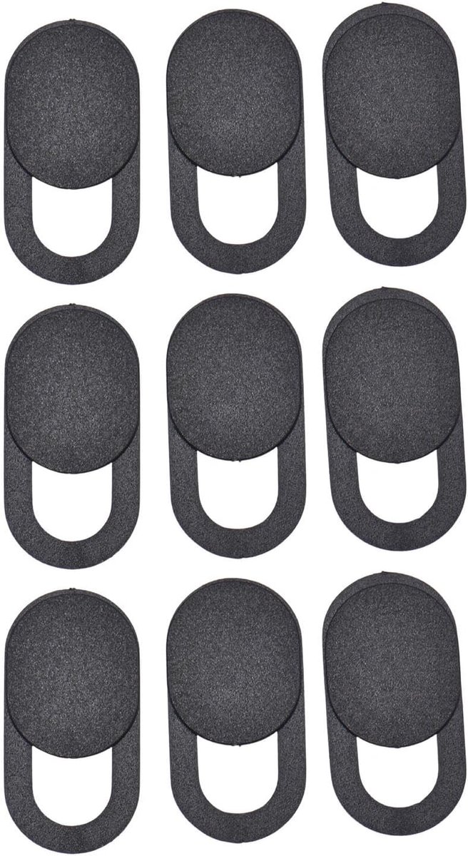 Webcam Cover - Camera Schuiver - Privacy Bescherming - Ultradun Ontwerp - 907 g - Zwart