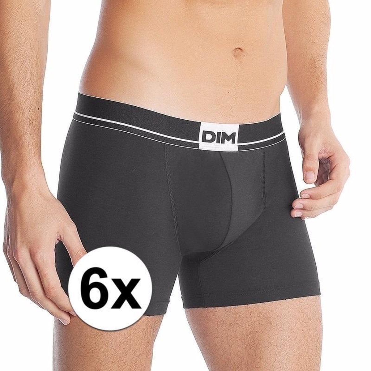 6x Super Dim heren short boxershorts zwart maat L - Heren ondergoed -... |  bol.com
