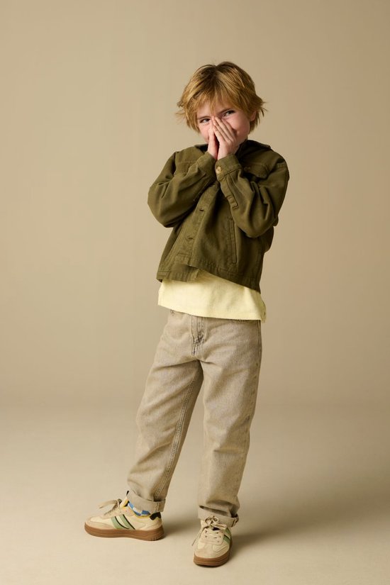 Donkergroen Jack Met Embroidery