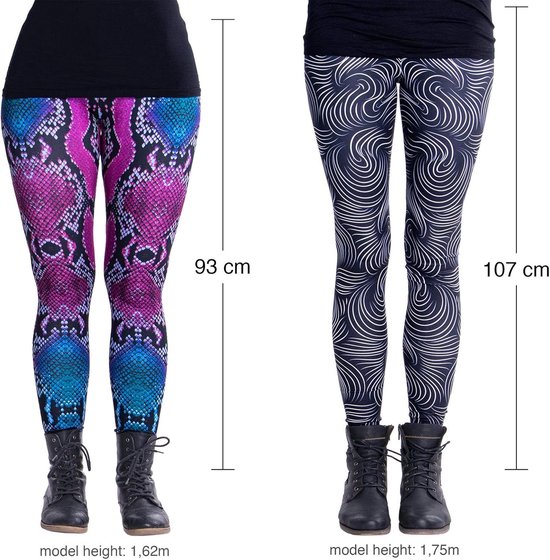 Dames Leggings - Stretch Broek - Feest of Sport - Opvallend Design - One Size - Neonlook — afbeelding 3