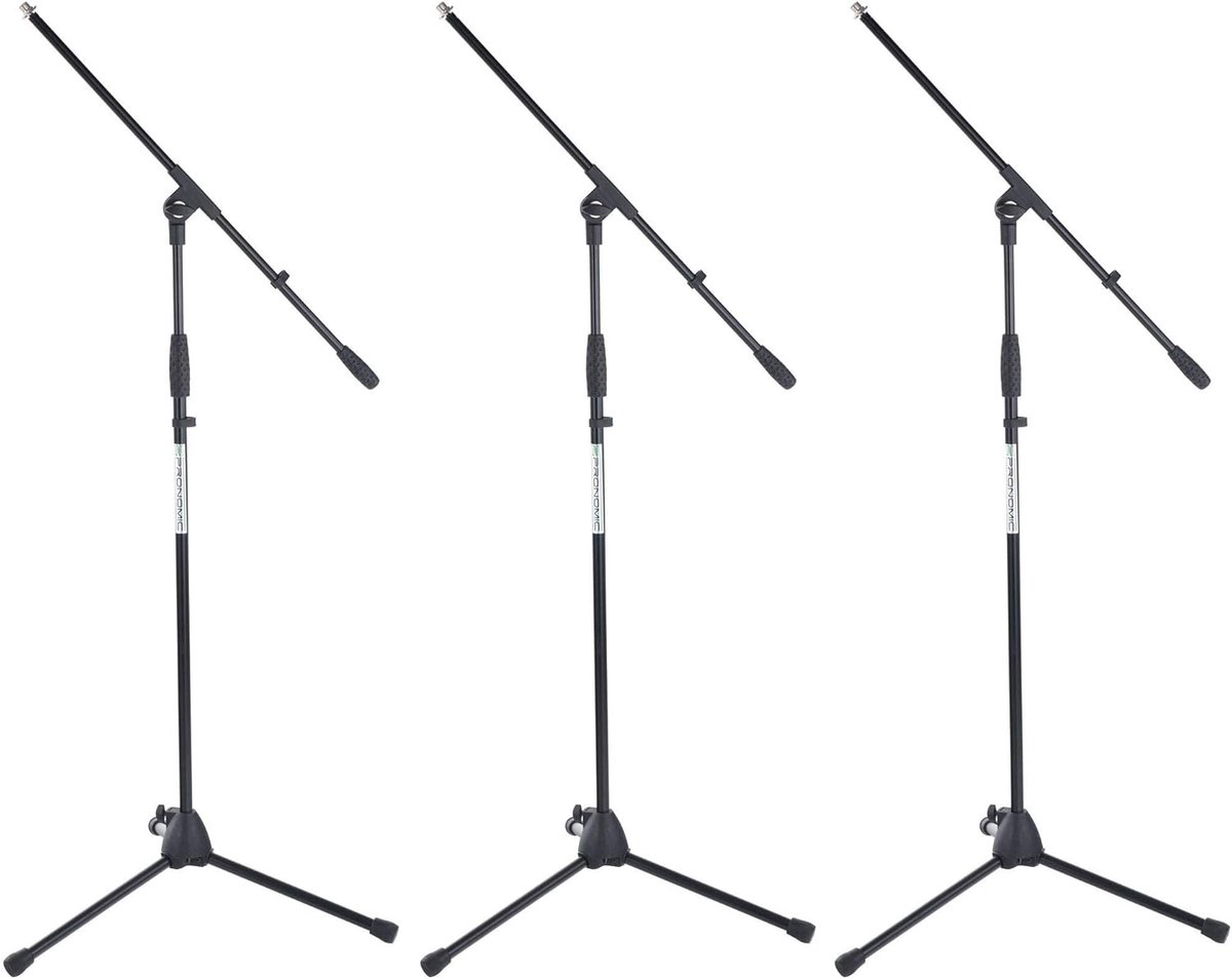 Microfoonstandaard met galgenarm - Robuust statief voor podium en studio