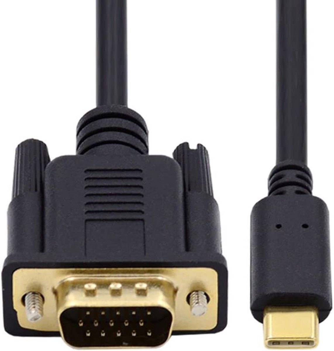 USB-C naar VGA Kabel - 1.8 Meter - 1080p 60Hz Adapter voor Laptops en Monitoren