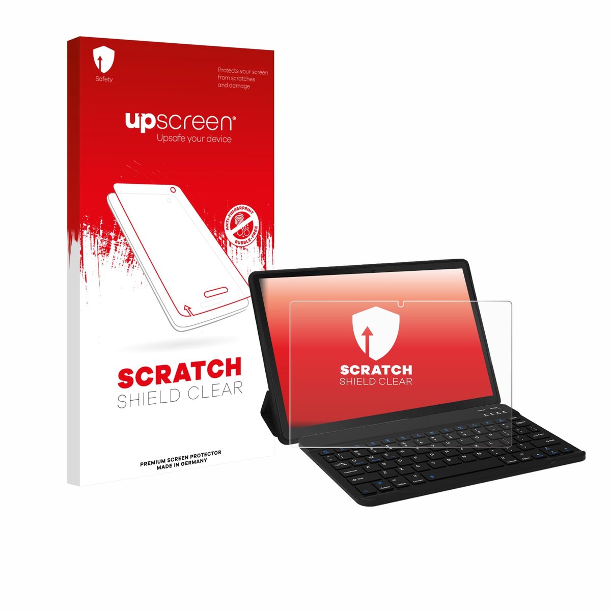upscreen - Screenprotector voor Laptok LAPA7LBK 11" - Folie Beschermfolie transparant