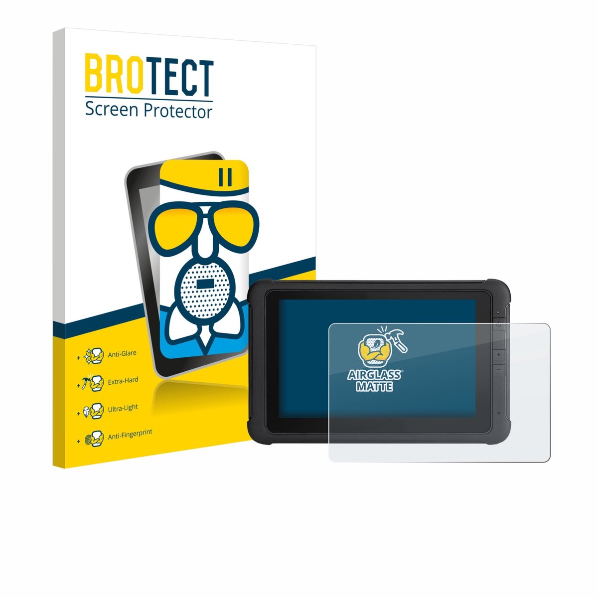 BROTECT - Screenprotector voor Webfleet PRO 8475 - Folie Beschermfolie Beschermglas matte