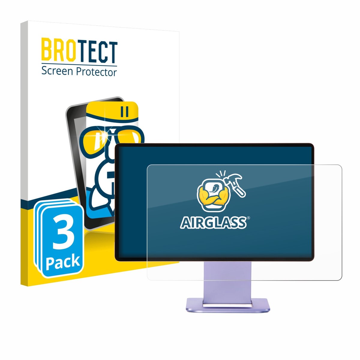 Screenprotector 3 Stuks voor Sotsu FlipAction Touch 14" Beschermglas transparant