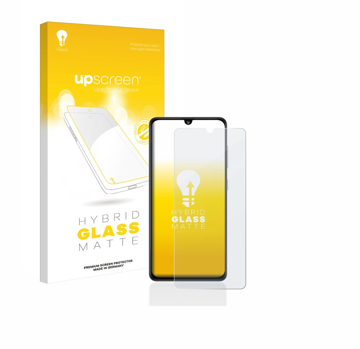 upscreen - Screenprotector voor Samsung Galaxy A41 - Folie Beschermfolie Beschermglas matte