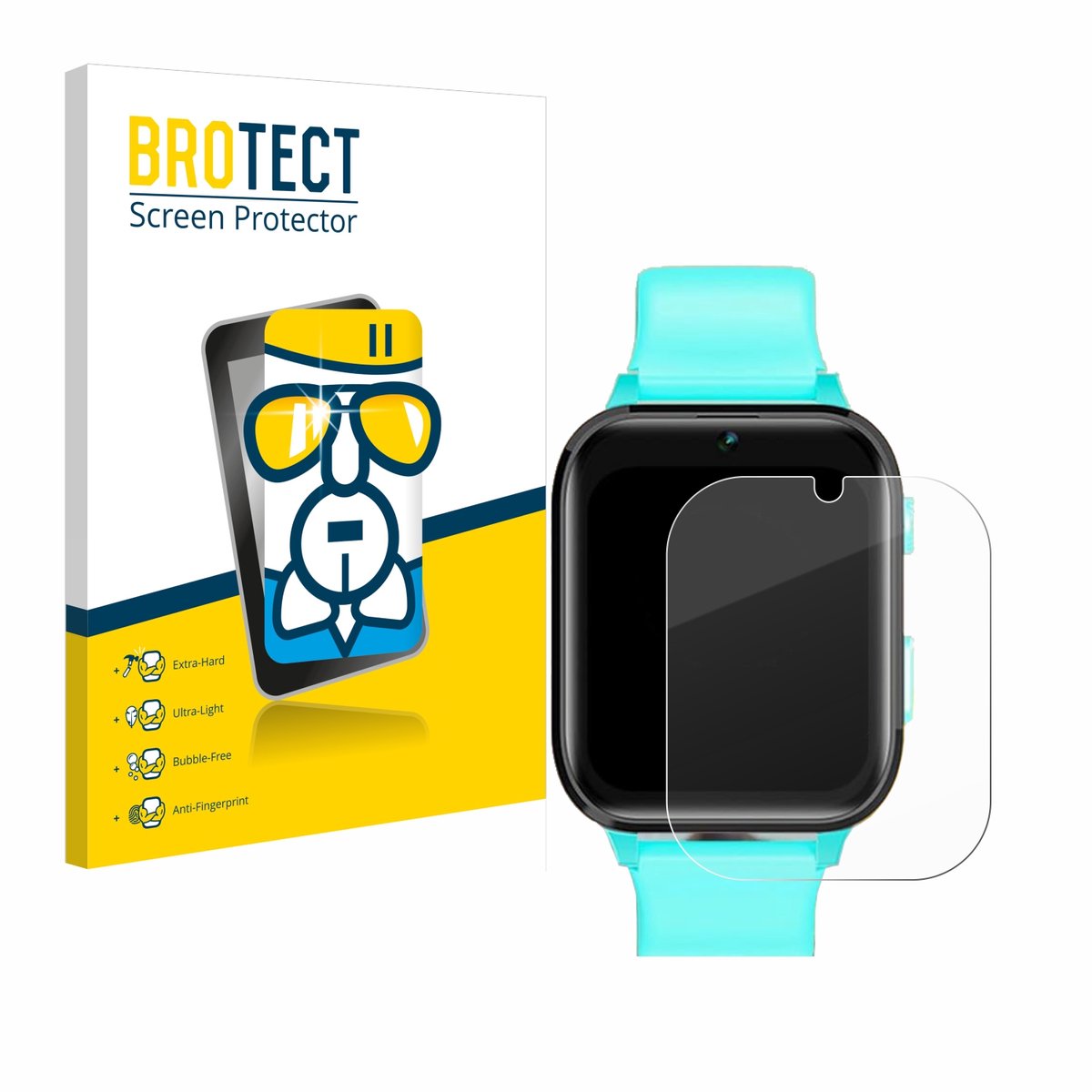 Screenprotector voor Clleylise Kids Smartwatch 1.7" Beschermglas transparant