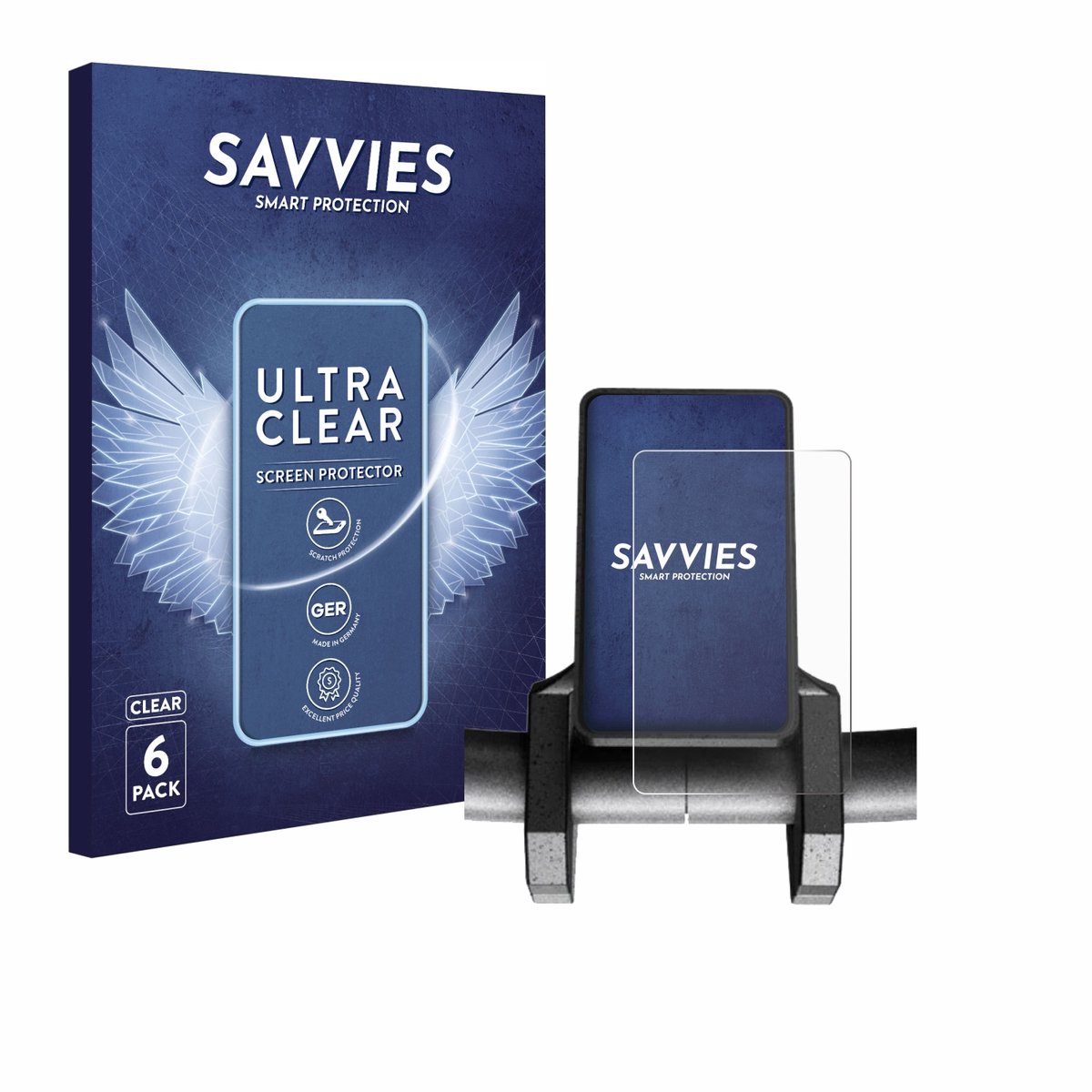 Savvies - Screenprotector voor Joyor S5 V1 - Folie Beschermfolie transparant 6 Stuks
