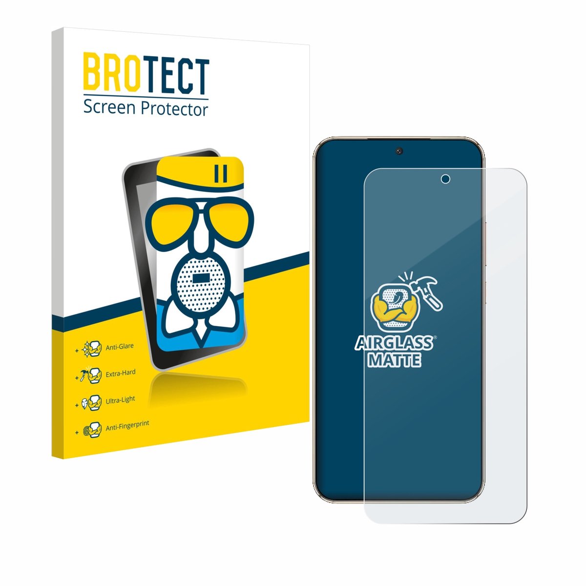 BROTECT - Screenprotector voor Honor Magic 8 Lite - Folie Beschermfolie Beschermglas matte