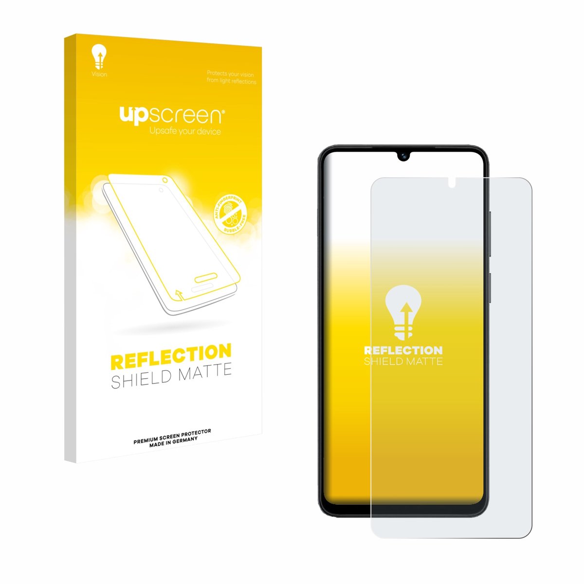 upscreen - Screenprotector voor Honor X5c Plus - Folie Beschermfolie anti glare matte