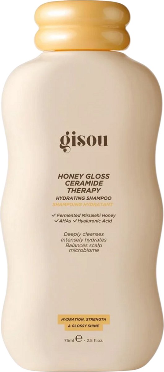 Gisou - Honey Gloss Ceramide Therapy - Hydrating Shampoo - 75ml