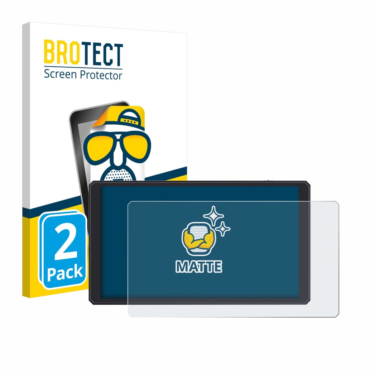 BROTECT - Screenprotector voor Feelworld CUT6 6" - Folie Beschermfolie matte 2 Stuks