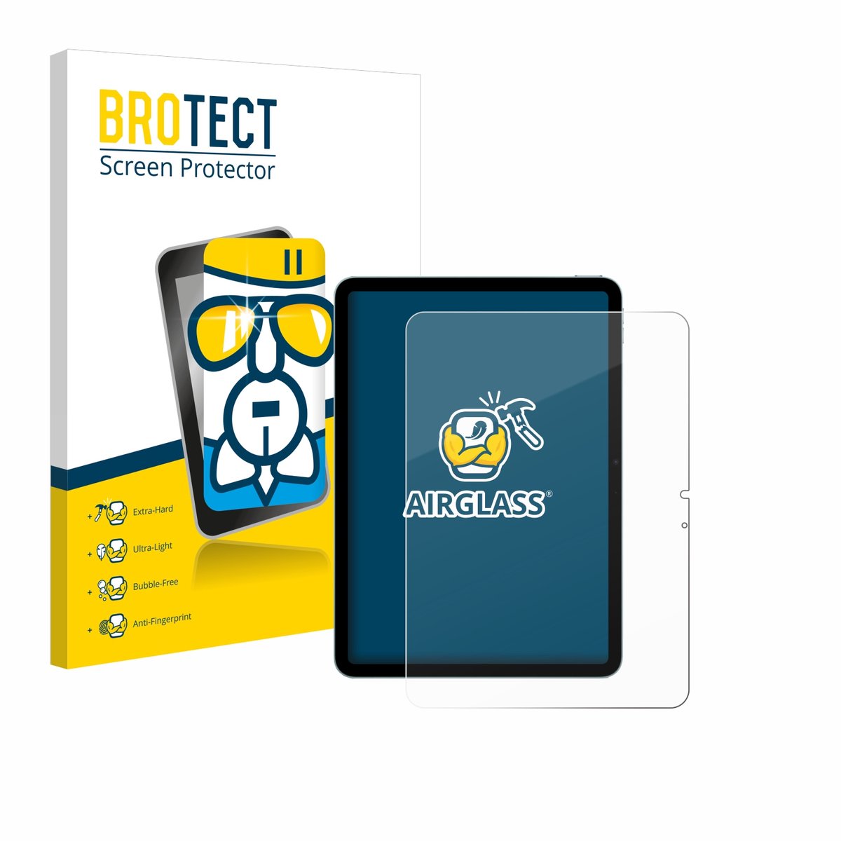 Screenprotector voor Apple iPad Air 11" M2 WiFi 2024 Beschermglas transparant