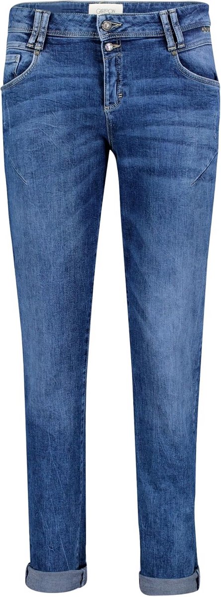 Dames Boyfriend Jeans met Aangenaam Draagcomfort in Used Look