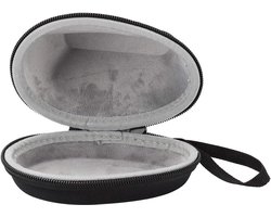 Allecto- Draagbare opbergtas - Logitech MX Vertical Mouse - reisbeschermhoes - zwart - ergonomische muisbescherming - EVA draagtas - geschikt voor Logitech MX Vertical - zwart model.