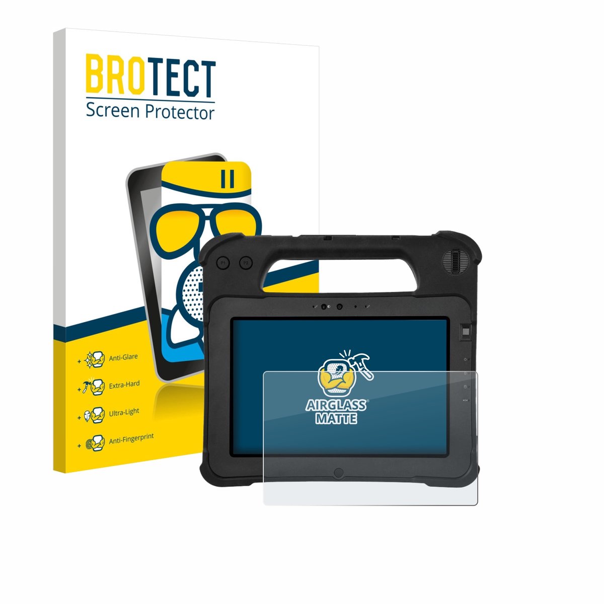 BROTECT - Screenprotector voor Zebra XPad L10ax - Folie Beschermfolie Beschermglas matte