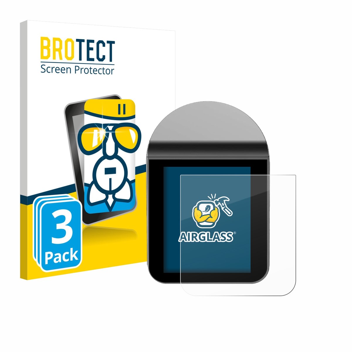 Screenprotector 3 Stuks voor KitchenBoss G330 Beschermglas transparant