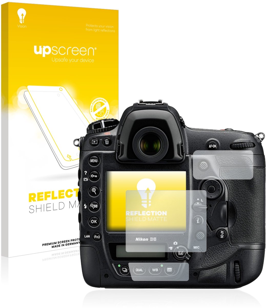 upscreen - Screenprotector voor Nikon D5 - Folie Beschermfolie anti glare matte