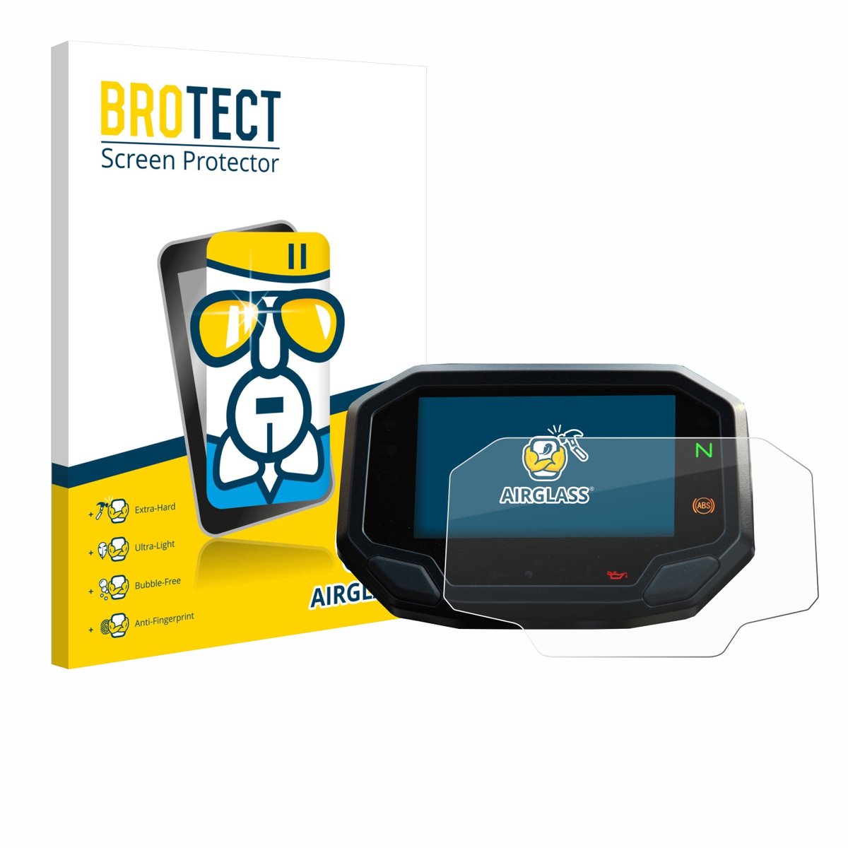 Screenprotector voor Kawasaki Ninja 650 / 1000SX 2020+ Beschermglas transparant