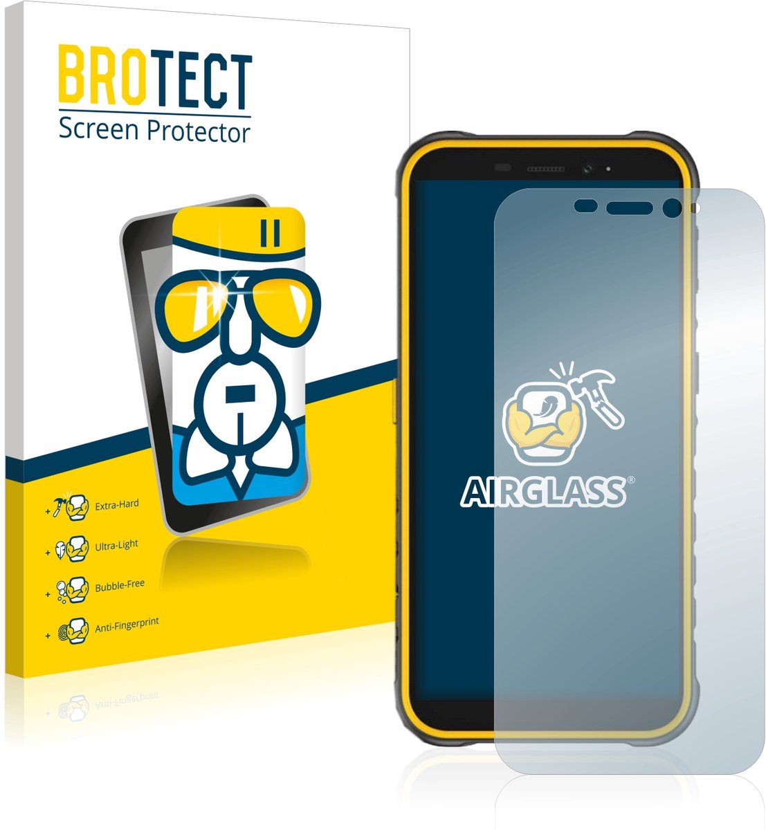 Screenprotector voor Ulefone Armor X8 Beschermglas transparant