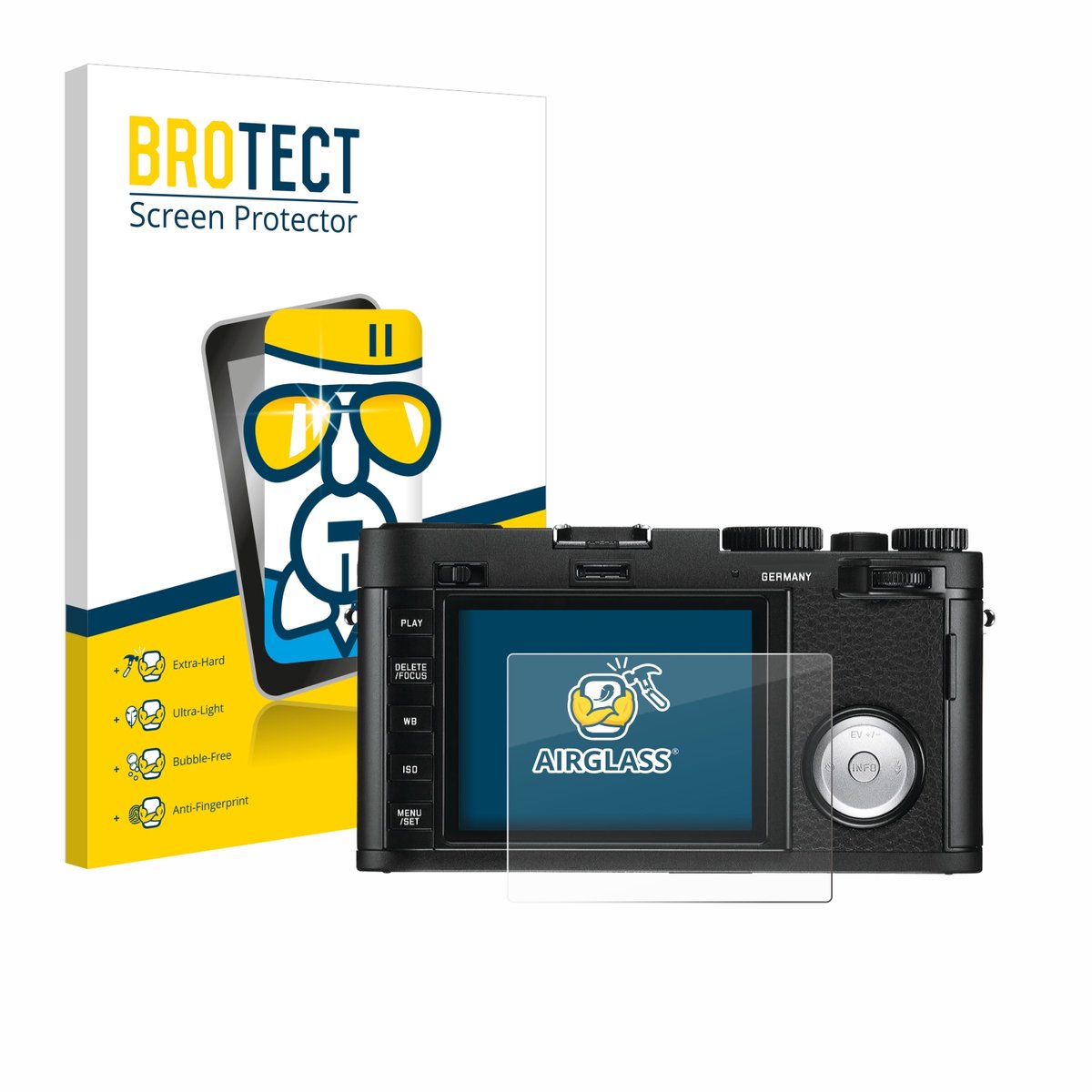 Screenprotector voor Leica X Vario Beschermglas transparant