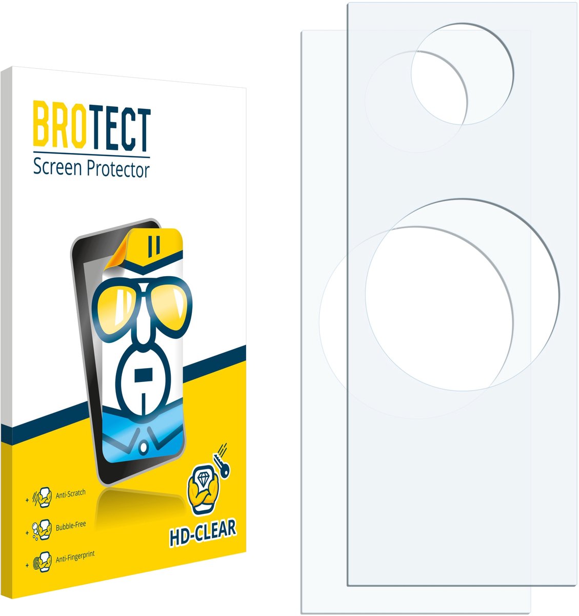 BROTECT - Screenprotector voor Ring Video Doorbell Wired - Folie Beschermfolie transparant 2 Stuks – foto 4