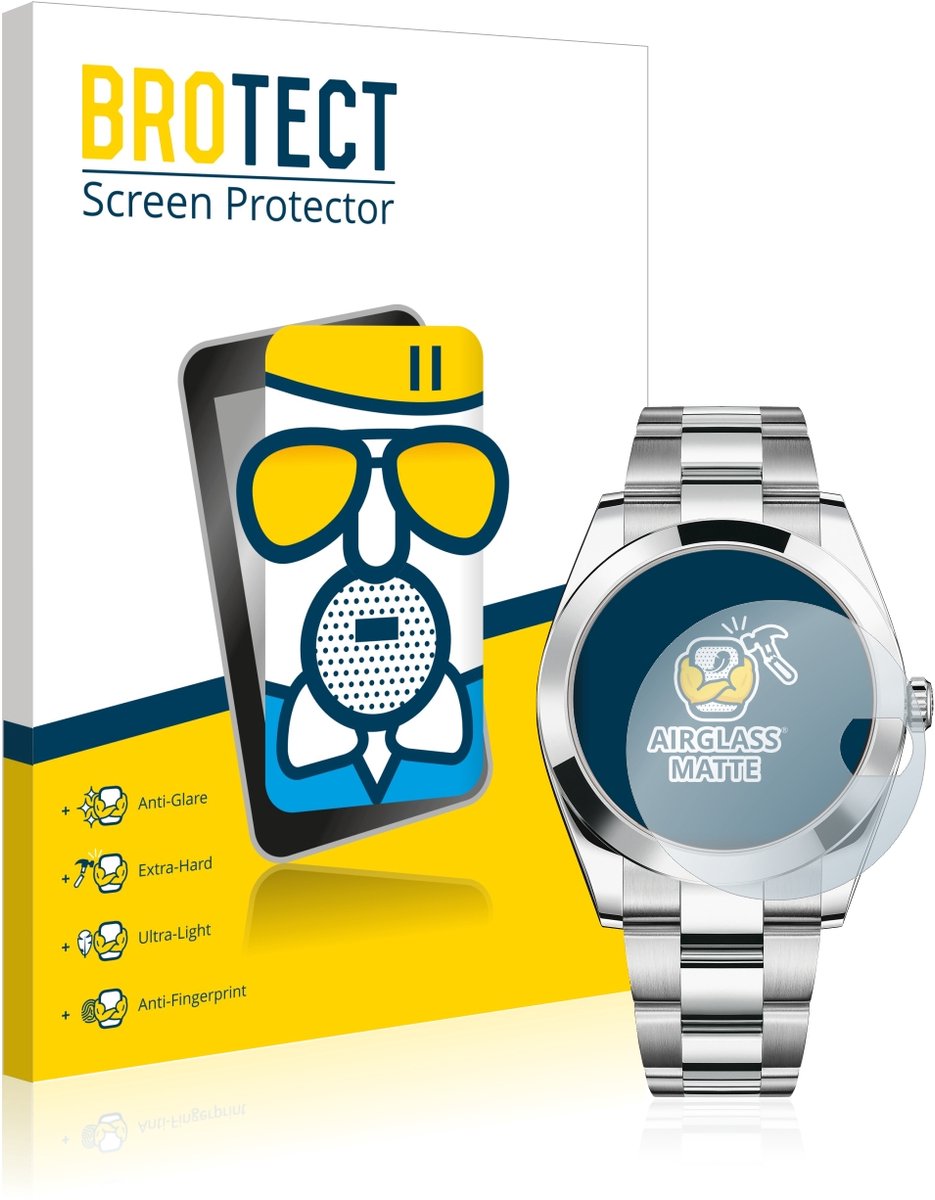 BROTECT - Screenprotector voor Rolex Datejust 41 - Folie Beschermfolie Beschermglas matte