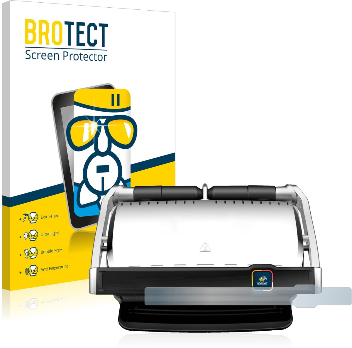 Screenprotector voor Tefal OptiGrill Elite XL Beschermglas transparant