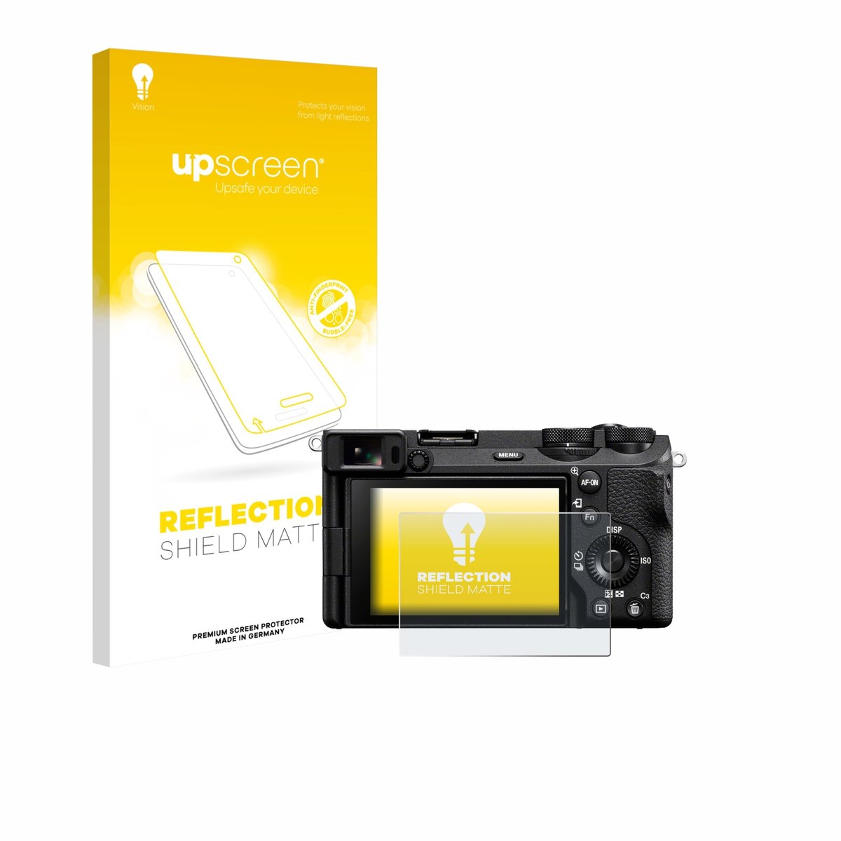 upscreen - Screenprotector voor Sony Alpha 6700 - Folie Beschermfolie anti glare matte