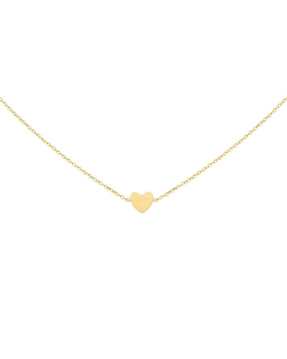 Mint15 Ketting klein hartje 'Little Heart' - Goudkleur RVS/Stainless Steel