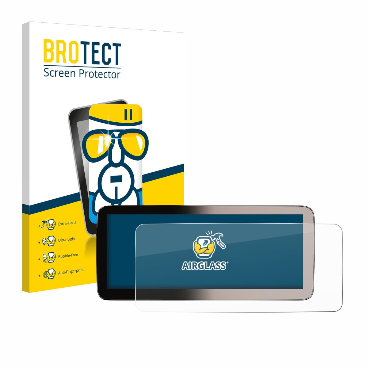Screenprotector voor Erisin ES46GC50-TDE 12,3" Beschermglas transparant
