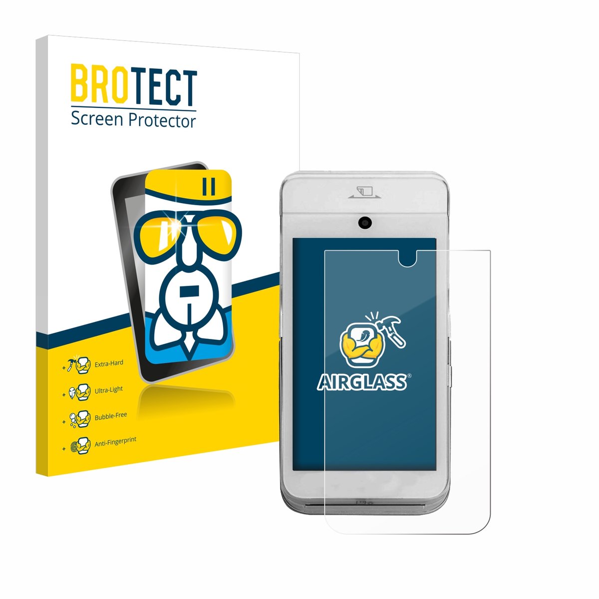 Screenprotector voor CCV Mobile A920 Beschermglas transparant