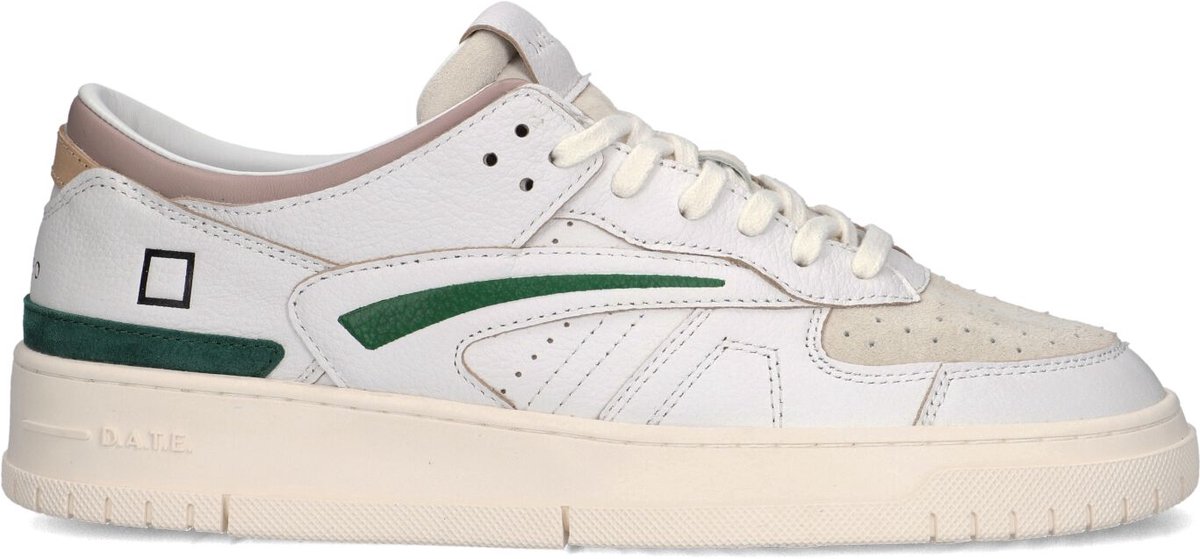 D.A.T.E Torneo Sneakers - Leer - Heren - Wit - Maat 42