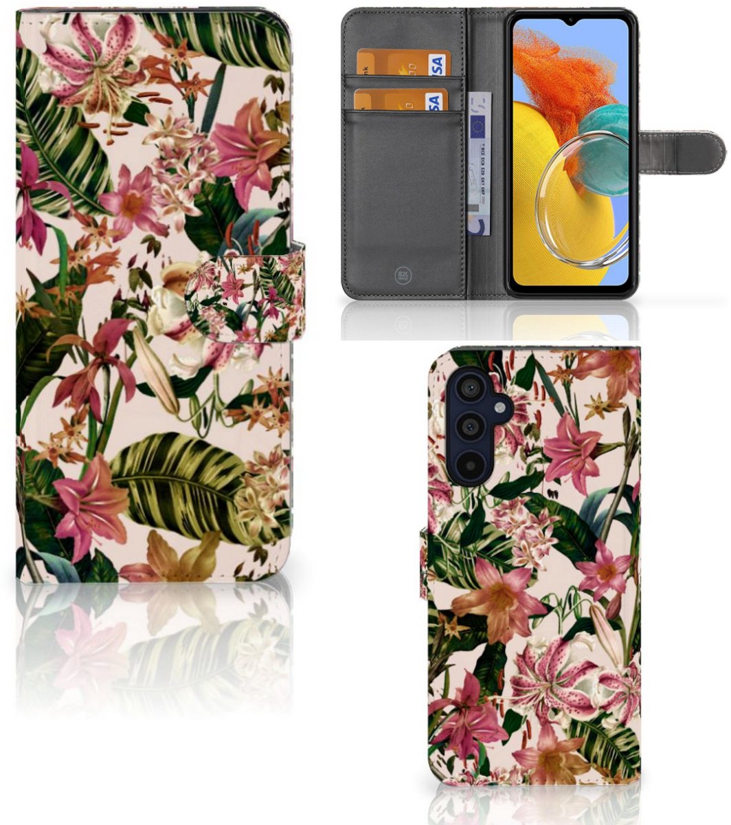 Samsung Galaxy M14 Hoesje Flowers