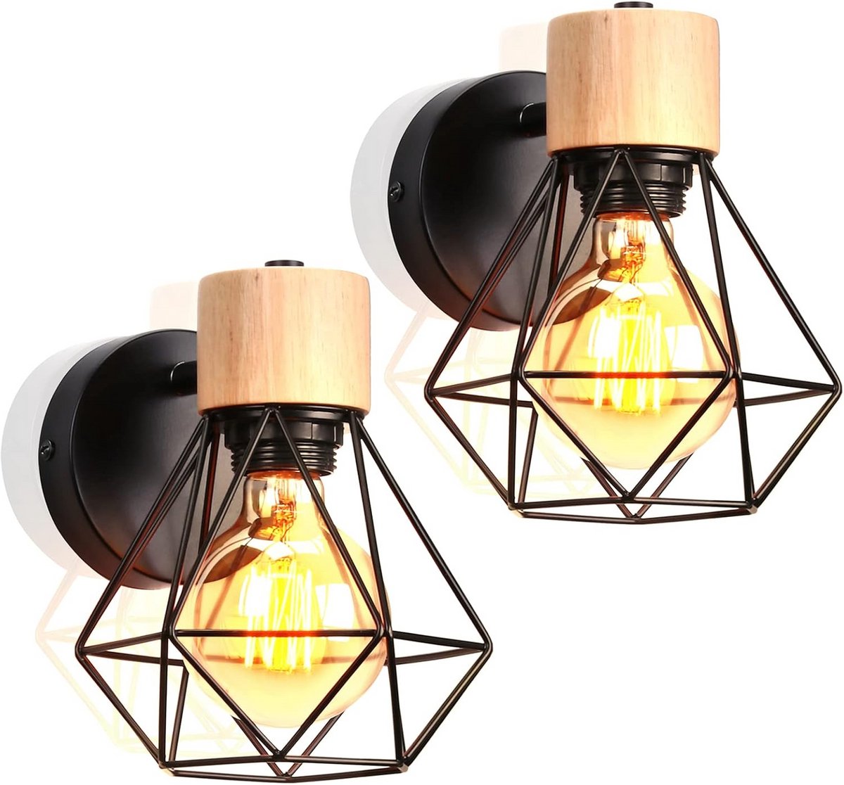 Vintage Industrie Muurlampen - Verstelbare Wandlampen voor Binnen