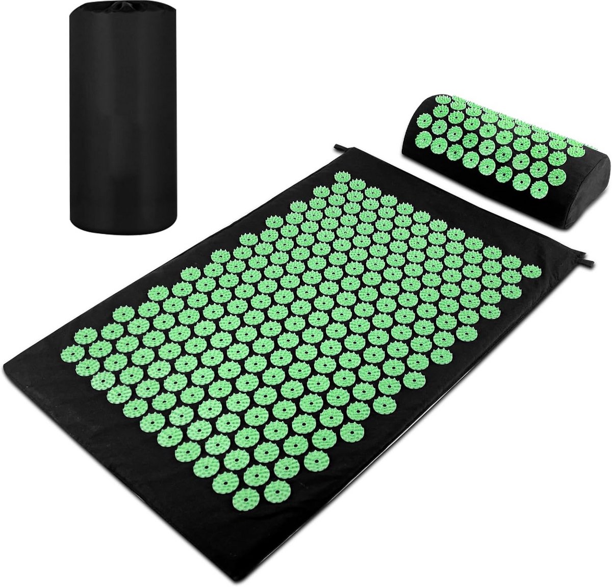 Spijkermat met Kussen - Shakti Mat - Accupressuur - Triggerpoint Massage en Ontspanning - Meditatie Mat