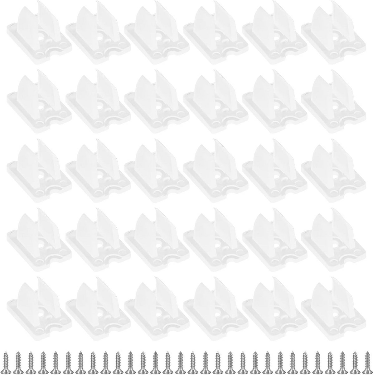 30 Stuks Waterproof LED Strip Bevestigingsclips voor 6 mm Strip