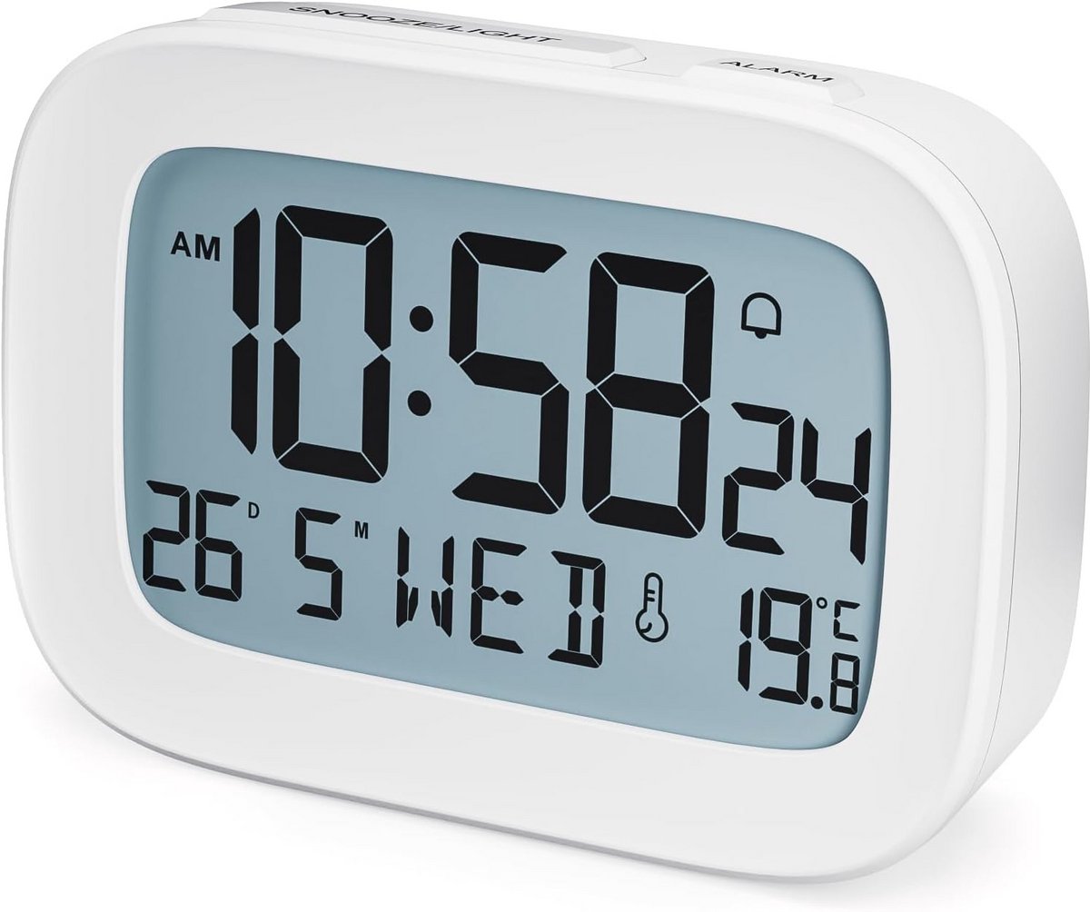 Digitale Reiswekker met LCD-scherm, Temperatuurweergave en Snooze-functie