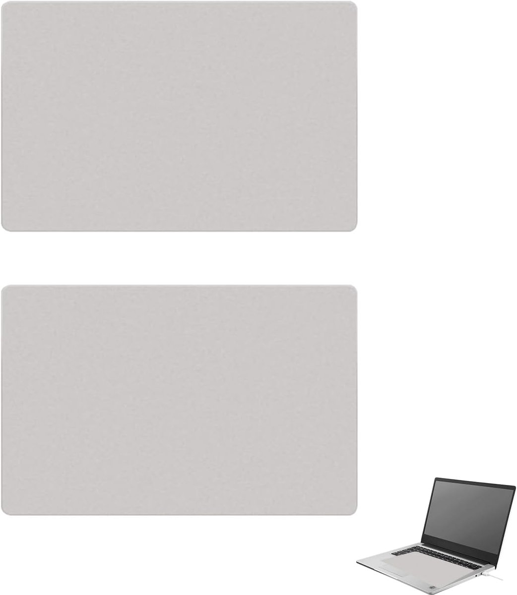 Beeldschermreinigingsdoek en toetsenbordbescherming voor laptops 13-14 inch