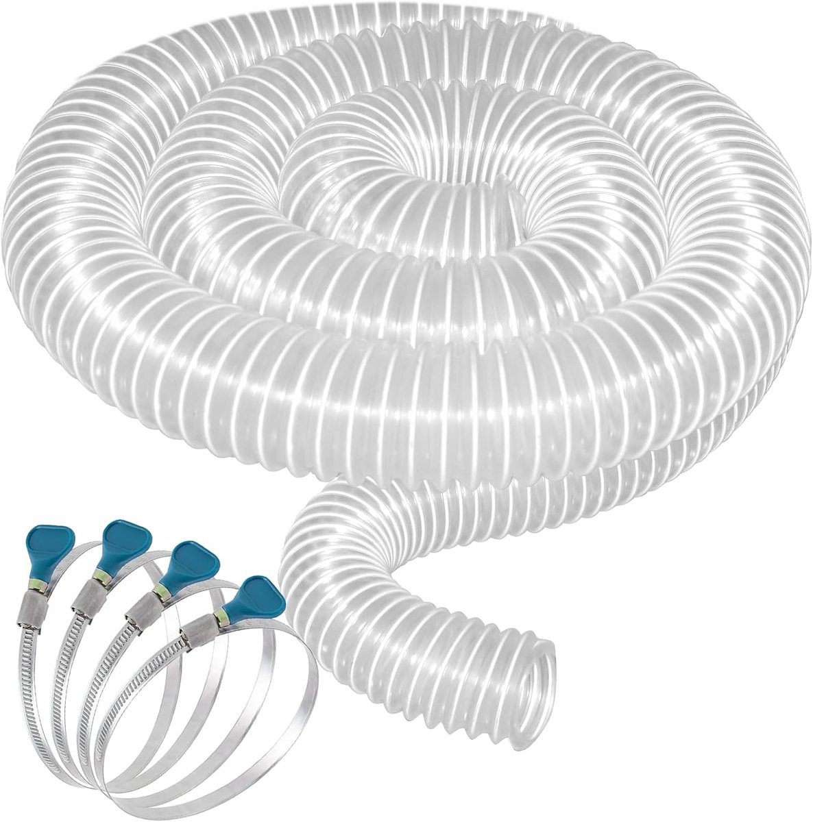 PVC-stofopvangslang 2-1/2" x 10' - Flexibel en Lekbestendig