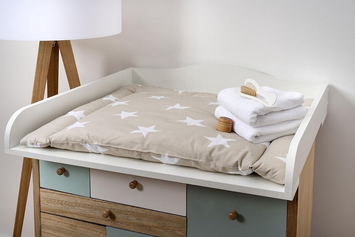 Aankleedkussen Wit voor Commode