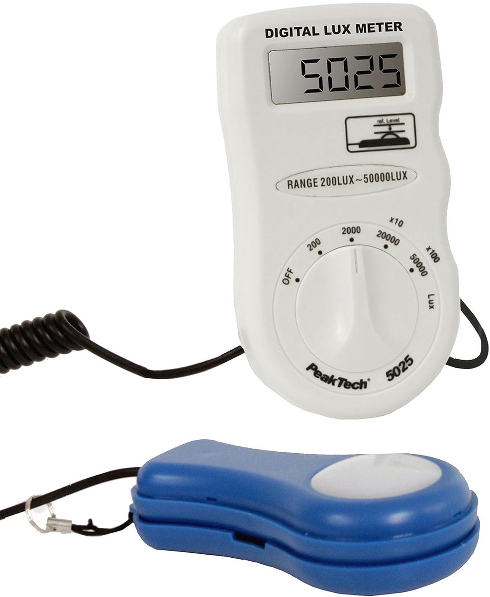 Digitale Luxmeter met Externe Sensor en LCD-Scherm - Ideaal voor Lichtmeting