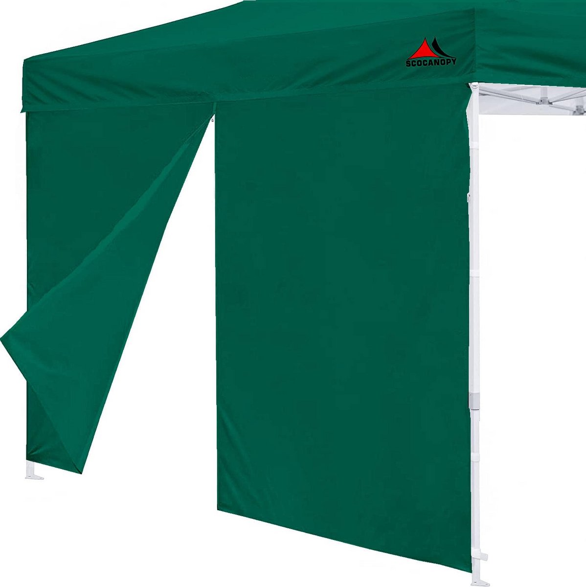 Luifeldeur voor 10x10 frame - Bosgroen - Beschermwanden voor luifel