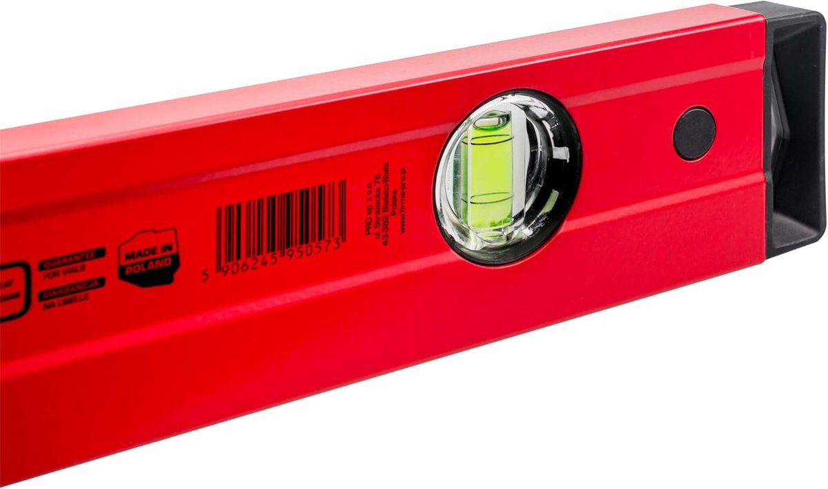 Precieze Waterpas 150 cm met Ergonomisch Profiel en Anti Shock Eindkappen