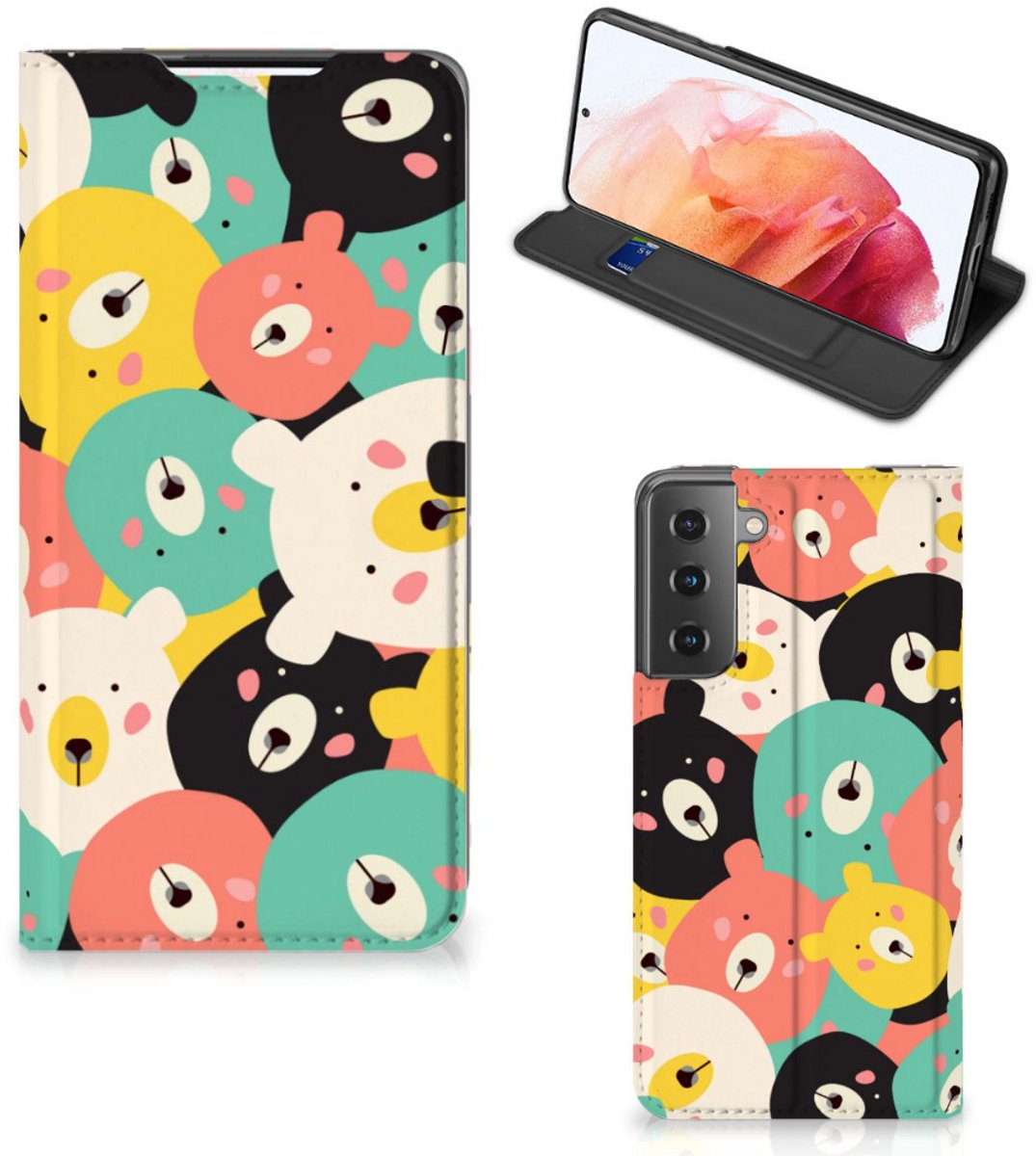 Samsung Galaxy S21 Magnet Case Bears