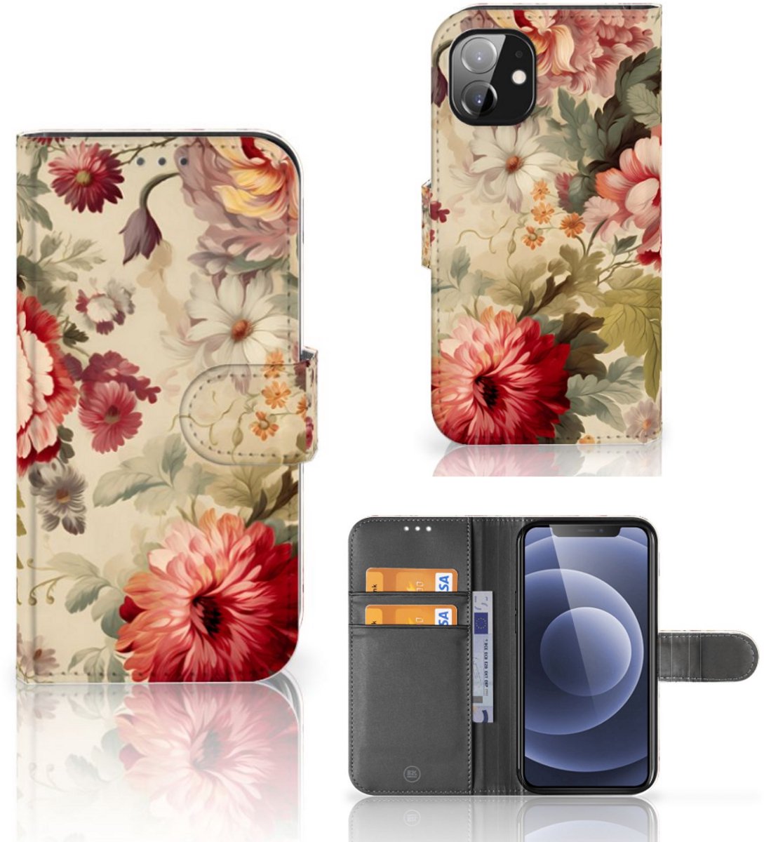 Hoesje voor Apple iPhone 12 Mini Bloemen
