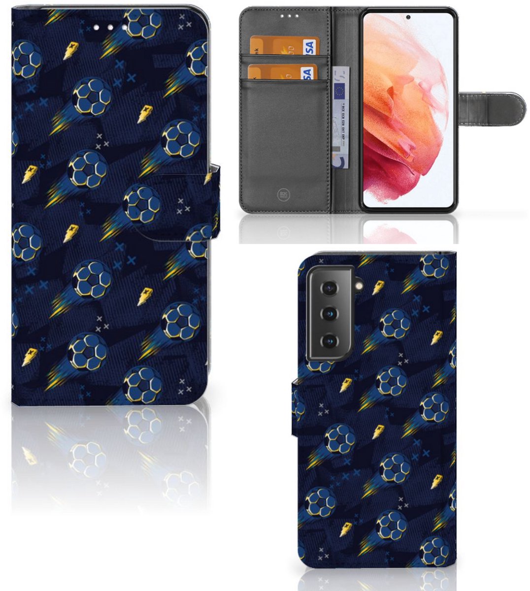 Telefoon Hoesje voor Samsung Galaxy S21 Voetbal
